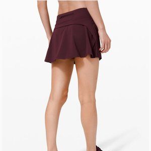 Lululemon Play Off The Pleats Skirt *13" Cassis SIZE 6 NWT